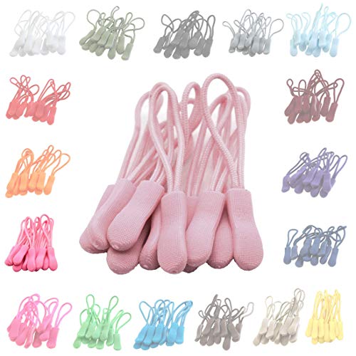 10 Zipper-Schlaufen 70 Farben Reißverschluss-Anhänger Reißverschluss-Verlängerung Pull Anhänger, Farbe:hellrosa 10 Zipper-Schlaufen 70 Farben Reißverschluss-Anhänger Reißverschluss-Verlängerung Pull Anhänger, Farbe:hellrosa von maDDma