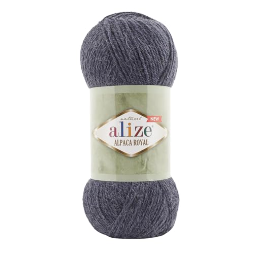 100g Alize Alpaca Royal 15% Alpaka Klassikgarn Oeko-Tex 100 Strickgarn Häkelgarn Farbwahl, Farbe:203 jeans meliert 100g Alize Alpaca Royal 15% Alpaka Klassikgarn Oeko-Tex 100 Strickgarn Häkelgarn Farbwahl, Farbe:203 jeans meliert von maDDma