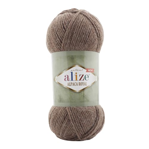 100g Alize Alpaca Royal 15% Alpaka Klassikgarn Oeko-Tex 100 Strickgarn Häkelgarn Farbwahl, Farbe:688 braun meliert 100g Alize Alpaca Royal 15% Alpaka Klassikgarn Oeko-Tex 100 Strickgarn Häkelgarn Farbwahl, Farbe:688 braun meliert von maDDma