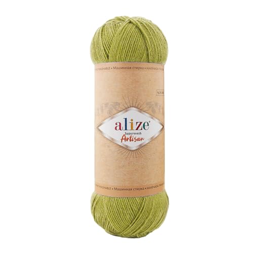 100g Sockenwolle Alize Superwash Artisan 75% Wolle Strickwolle Häkelgarn Farbwahl, Farbe:11 bambusgrün 100g Sockenwolle Alize Superwash Artisan 75% Wolle Strickwolle Häkelgarn Farbwahl, Farbe:11 bambusgrün von maDDma
