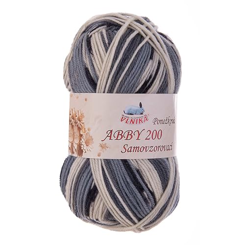 Sockenwolle Abby 200 selbstmusternd 100g Strickgarn Sockengarn Strumpfwolle Strumpfgarn Farbwahl, Farbe:mehrfarbig 4 Sockenwolle Abby 200 selbstmusternd 100g Strickgarn Sockengarn Strumpfwolle Strumpfgarn Farbwahl, Farbe:mehrfarbig 4 von maDDma