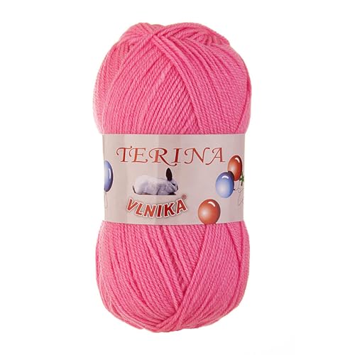100g Terina Strickgarn Häkelgarn Wolle Acrylwolle pflegeleicht Farbwahl, Farbe:rosa 100g Terina Strickgarn Häkelgarn Wolle Acrylwolle pflegeleicht Farbwahl, Farbe:rosa von maDDma