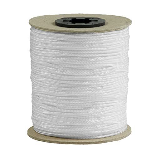 100m Schmuckschnur 1,5mm Jalousieschnur Zugschnur Schmuckkordel Polyester Farbwahl, Farbe:weiß 100m Schmuckschnur 1,5mm Jalousieschnur Zugschnur Schmuckkordel Polyester Farbwahl, Farbe:weiß von maDDma