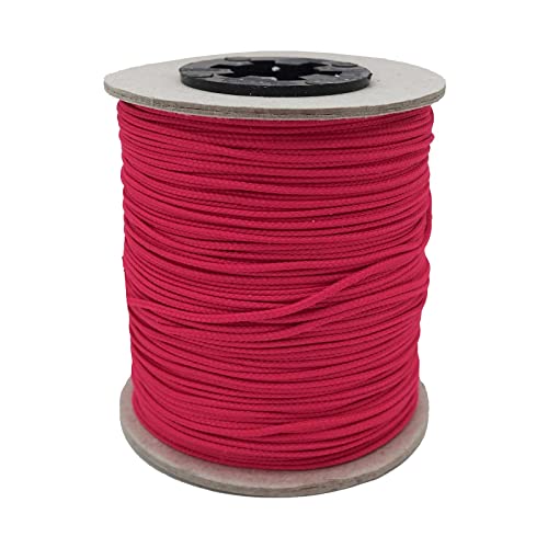 100m Schmuckschnur 1,5mm Jalousieschnur Zugschnur Schmuckkordel Polyester Farbwahl, Farbe:pink von maDDma