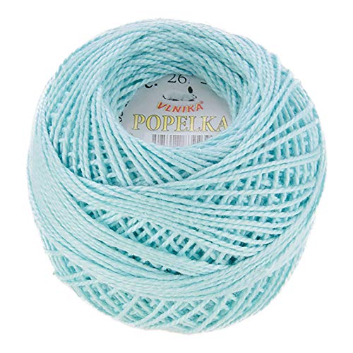 10g Stickgarn/Häkelgarn Popelka 85m 100% Baumwolle Filethäkeln Sticken Häkeln Farbwahl, Farbe:hellblau 10g Stickgarn/Häkelgarn Popelka 85m 100% Baumwolle Filethäkeln Sticken Häkeln Farbwahl, Farbe:hellblau von maDDma