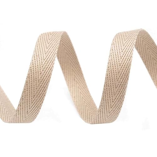 10m Köperband 10mm breit große Farbwahl Einfass- Nahtband Gurtband Baumwollband, Größe:10mm, Farbe:beige 10m Köperband 10mm breit große Farbwahl Einfass- Nahtband Gurtband Baumwollband, Größe:10mm, Farbe:beige von maDDma