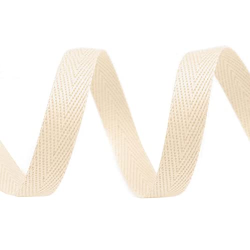 10m Köperband 10mm breit große Farbwahl Einfass- Nahtband Gurtband Baumwollband, Größe:10mm, Farbe:creme 10m Köperband 10mm breit große Farbwahl Einfass- Nahtband Gurtband Baumwollband, Größe:10mm, Farbe:creme von maDDma