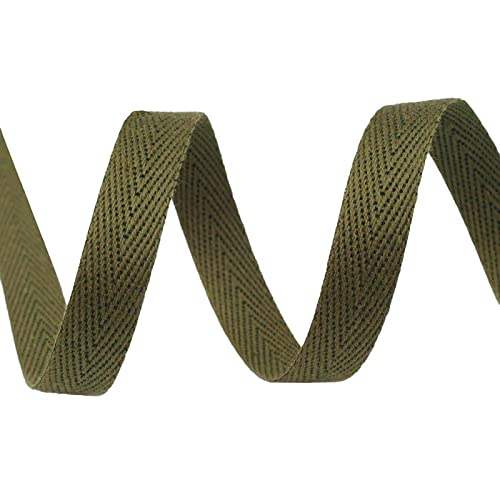 10m Köperband 10mm breit große Farbwahl Einfass- Nahtband Gurtband Baumwollband, Größe:10mm, Farbe:olivgrün 10m Köperband 10mm breit große Farbwahl Einfass- Nahtband Gurtband Baumwollband, Größe:10mm, Farbe:olivgrün von maDDma