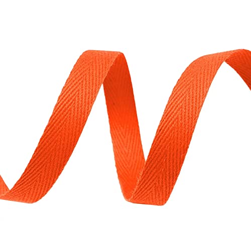 10m Köperband 10mm breit große Farbwahl Einfass- Nahtband Gurtband Baumwollband, Größe:10mm, Farbe:orange 10m Köperband 10mm breit große Farbwahl Einfass- Nahtband Gurtband Baumwollband, Größe:10mm, Farbe:orange von maDDma