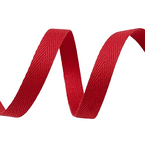 10m Köperband 10mm breit große Farbwahl Einfass- Nahtband Gurtband Baumwollband, Größe:10mm, Farbe:rot 10m Köperband 10mm breit große Farbwahl Einfass- Nahtband Gurtband Baumwollband, Größe:10mm, Farbe:rot von maDDma