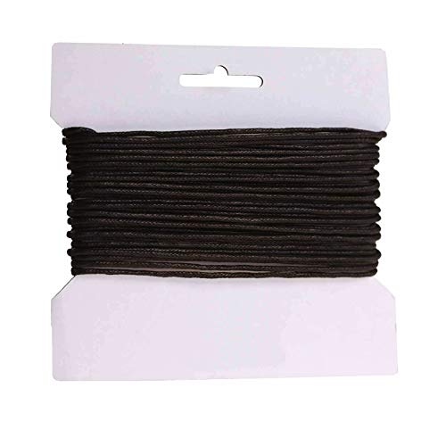 10m gewachste Baumwollschnur/Wachsschnur 2mm, Schmuckschnur, Farbe wählbar, Farbe:dunkelbraun 10m gewachste Baumwollschnur/Wachsschnur 2mm, Schmuckschnur, Farbe wählbar, Farbe:dunkelbraun von maDDma