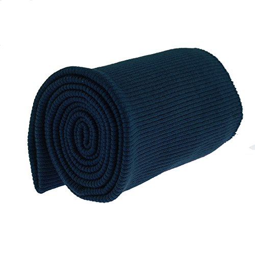 15x80cm Bündchen Strickbündchen Bündchenstoff 6% Elastan Bündchenstoff gerippt, Farbe:nachtblau 15x80cm Bündchen Strickbündchen Bündchenstoff 6% Elastan Bündchenstoff gerippt, Farbe:nachtblau von maDDma