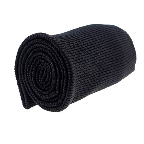 15x80cm Bündchen Strickbündchen Bündchenstoff 6% Elastan Bündchenstoff gerippt, Farbe:schwarz 15x80cm Bündchen Strickbündchen Bündchenstoff 6% Elastan Bündchenstoff gerippt, Farbe:schwarz von maDDma