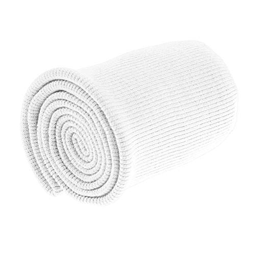 15x80cm Bündchen Strickbündchen Bündchenstoff 6% Elastan Bündchenstoff gerippt, Farbe:weiß 15x80cm Bündchen Strickbündchen Bündchenstoff 6% Elastan Bündchenstoff gerippt, Farbe:weiß von maDDma