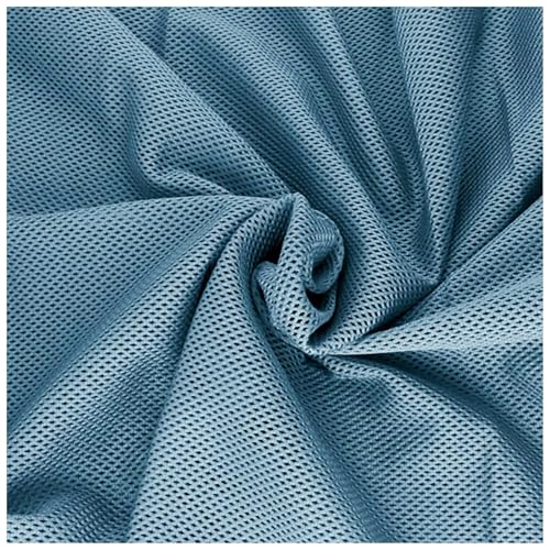 1m Air-Mesh Netzstoff Bekleidungsnetz Meshgewebe Stoff Netzgewebe Netzfutter Futterstoff, Farbe:taubenblau 1m Air-Mesh Netzstoff Bekleidungsnetz Meshgewebe Stoff Netzgewebe Netzfutter Futterstoff, Farbe:taubenblau von maDDma
