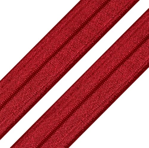1m Einfassband 20mm hochelastisch 44% Elastan gefalzt Meterware Faltgummi Schrägband Farbwahl, Größe:20mm, Farbe:bordeaux 1m Einfassband 20mm hochelastisch 44% Elastan gefalzt Meterware Faltgummi Schrägband Farbwahl, Größe:20mm, Farbe:bordeaux von maDDma