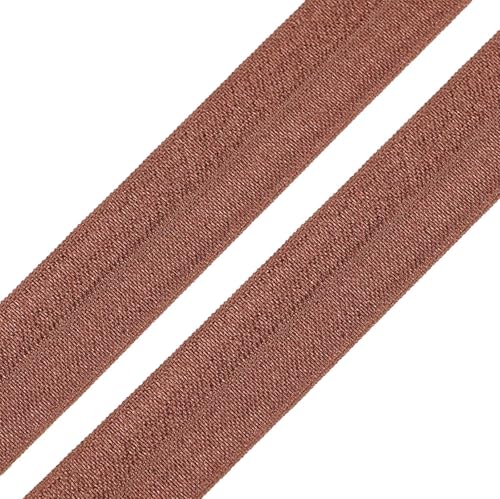 1m Einfassband 20mm hochelastisch 44% Elastan gefalzt Meterware Faltgummi Schrägband Farbwahl, Größe:20mm, Farbe:kakao 1m Einfassband 20mm hochelastisch 44% Elastan gefalzt Meterware Faltgummi Schrägband Farbwahl, Größe:20mm, Farbe:kakao von maDDma