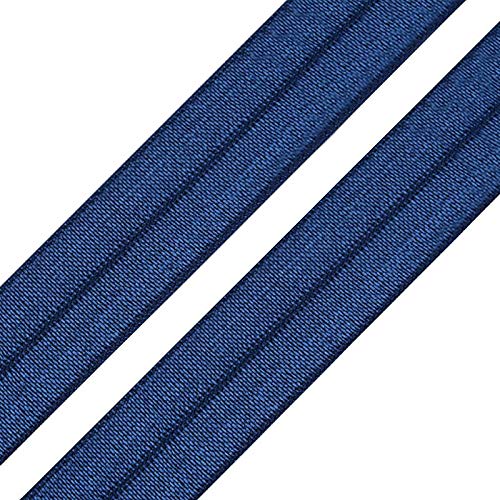 maDDma ® 1m Einfassband 20mm hochelastisch 44% Elastan gefalzt Meterware Faltgummi Schrägband marineblau, 56% Polyester, 44% Elastan, Klassisch, Einfarbig, Alltag maDDma ® 1m Einfassband 20mm hochelastisch 44% Elastan gefalzt Meterware Faltgummi Schrägband marineblau, 56% Polyester, 44% Elastan, Klassisch, Einfarbig, Alltag von maDDma