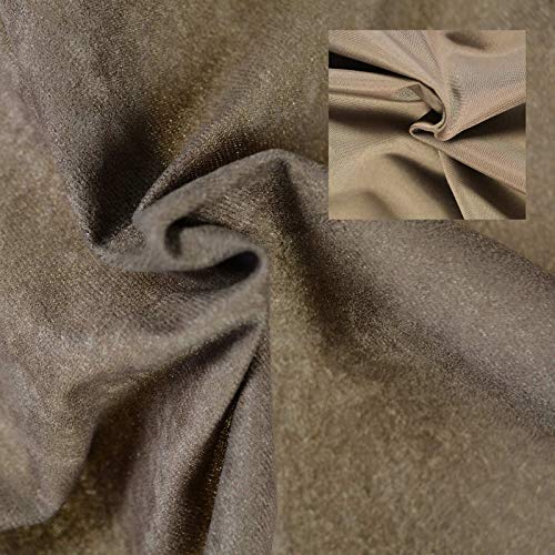 1m Microfaser-Stoff 150cm breit Meterware Uni Stoff Dekostoff Möbelstoff Velouroptik Farbwahl, Farbe:hellbraun 1m Microfaser-Stoff 150cm breit Meterware Uni Stoff Dekostoff Möbelstoff Velouroptik Farbwahl, Farbe:hellbraun von maDDma