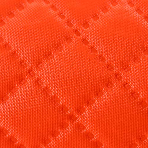 1m neonfarbener Steppstoff Raute Steppfutter neonfarben 420D PU-beschichteter, Farbe:neonorange 1m neonfarbener Steppstoff Raute Steppfutter neonfarben 420D PU-beschichteter, Farbe:neonorange von maDDma