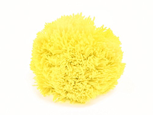 2 Bommeln/Wollbommeln/Pompons, 10cm mit einer großen Farbauswahl, Farbe:gelb 2 Bommeln/Wollbommeln/Pompons, 10cm mit einer großen Farbauswahl, Farbe:gelb von maDDma
