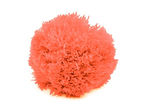 2 Bommeln/Wollbommeln/Pompons, 10cm mit einer großen Farbauswahl, Farbe:koralle 2 Bommeln/Wollbommeln/Pompons, 10cm mit einer großen Farbauswahl, Farbe:koralle von maDDma