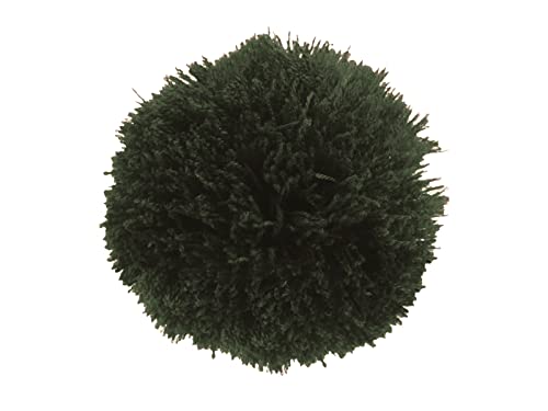 2 Bommeln / Wollbommeln / Pompon, 7cm mit einer großen Farbauswahl (2 Stück), Farbe:grün-oliv von maDDma