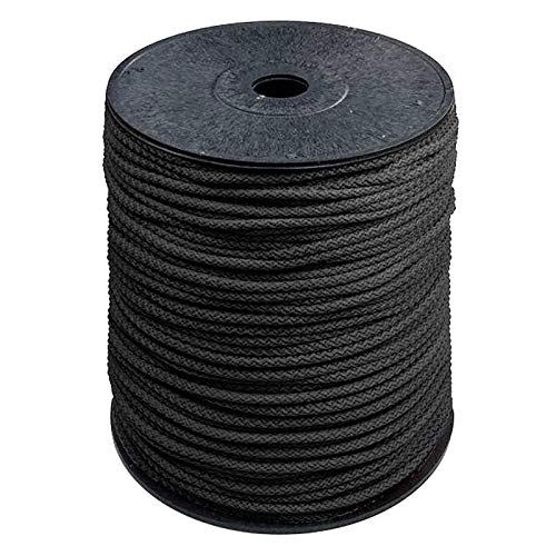 200m Polyester-Seil 5,5mm Polyesterschnur Polyesterkordel Kordel Schnur Farbwahl, Farbe:anthrazit von maDDma