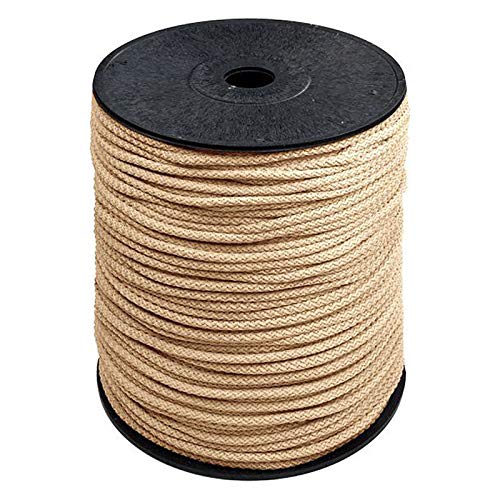 200m Polyester-Seil 5,5mm Polyesterschnur Polyesterkordel Kordel Schnur Farbwahl, Farbe:beige von maDDma