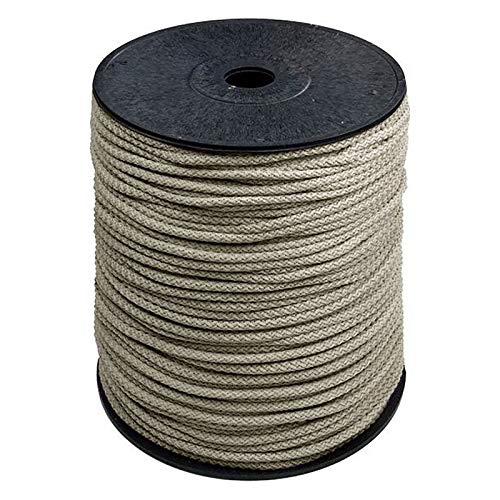 200m Polyester-Seil 5,5mm Polyesterschnur Polyesterkordel Kordel Schnur Farbwahl, Farbe:steingrau von maDDma
