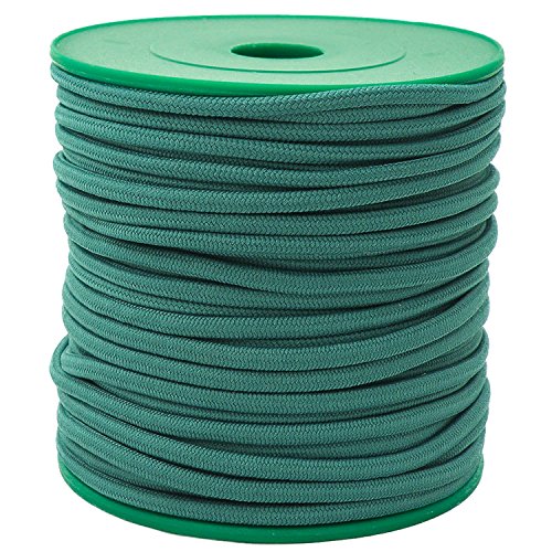 25m Gummikordel 3mm, Gummischnur Gummiband Bekleidungsgummi, Farbwahl, Farbe:petrol von maDDma