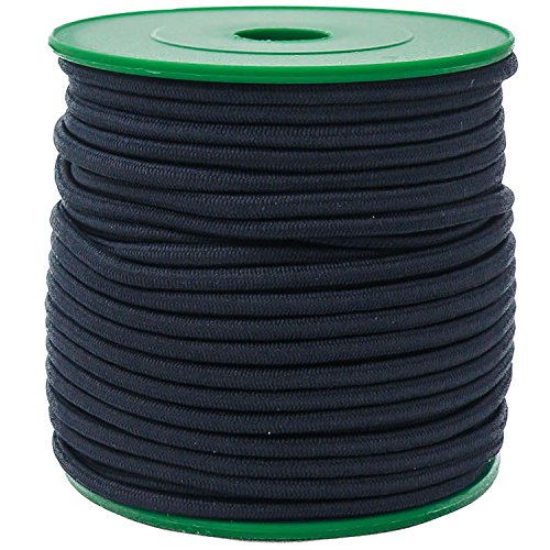 25m Gummikordel 3mm, Gummischnur Gummiband Bekleidungsgummi, Farbwahl von maDDma