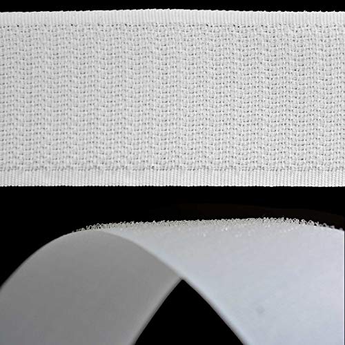25m Klettband zum Nähen Hakenband Klettverschluss, Farbwahl- Größenwahl, Größe:50mm, Gurtband:501 weiß 25m Klettband zum Nähen Hakenband Klettverschluss, Farbwahl- Größenwahl, Größe:50mm, Gurtband:501 weiß von maDDma