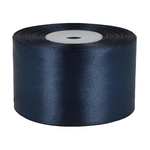 27m Satinband 50mm Dekoband Geschenkband Schmuckband Geschenkverpackung, Farbe:nachtblau 27m Satinband 50mm Dekoband Geschenkband Schmuckband Geschenkverpackung, Farbe:nachtblau von maDDma