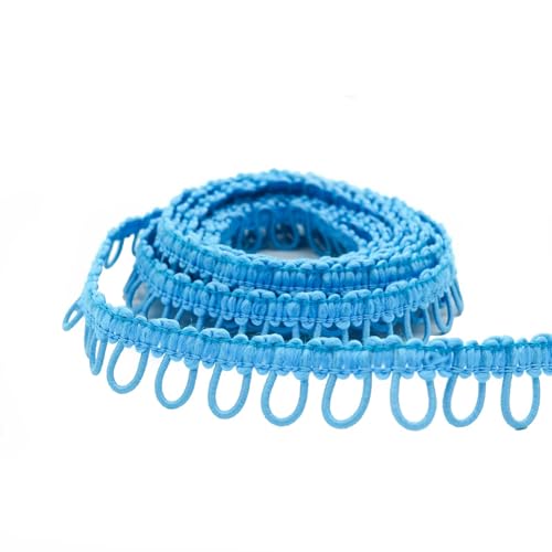 2m Schlingenband Gummi Ösen-Band Schlingen-Borte m. elastischen Ösen für Knöpfe 15mm, Größe:B 15mm Öse 8mm, Farbe:blau 2m Schlingenband Gummi Ösen-Band Schlingen-Borte m. elastischen Ösen für Knöpfe 15mm, Größe:B 15mm Öse 8mm, Farbe:blau von maDDma