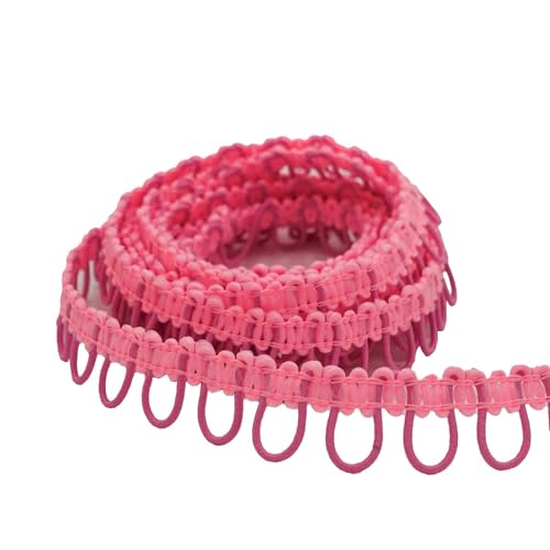 2m Schlingenband Gummi Ösen-Band Schlingen-Borte m. elastischen Ösen für Knöpfe 15mm, Größe:B 15mm Öse 8mm, Farbe:rosa 2m Schlingenband Gummi Ösen-Band Schlingen-Borte m. elastischen Ösen für Knöpfe 15mm, Größe:B 15mm Öse 8mm, Farbe:rosa von maDDma