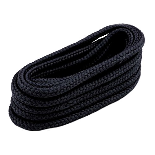 3m Polyesterschnur Polyester-Kordel 4mm Bekleidungskordel Schnur, Farbe wählbar, Farbe:schwarz von maDDma