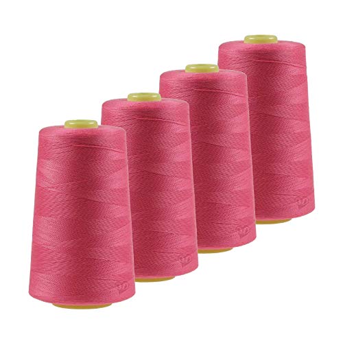 4 x 4572m Qualitäts Overlock-Garn Overlock-Nähgarn Oeko-Tex Farben 661 bis 700 von maDDma