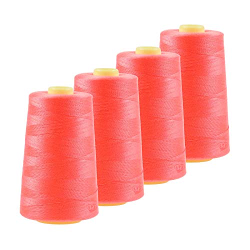 4 x 4572m Qualitäts Overlock-Garn Overlock-Nähgarn Oeko-Tex Farben 661 bis 700 von maDDma