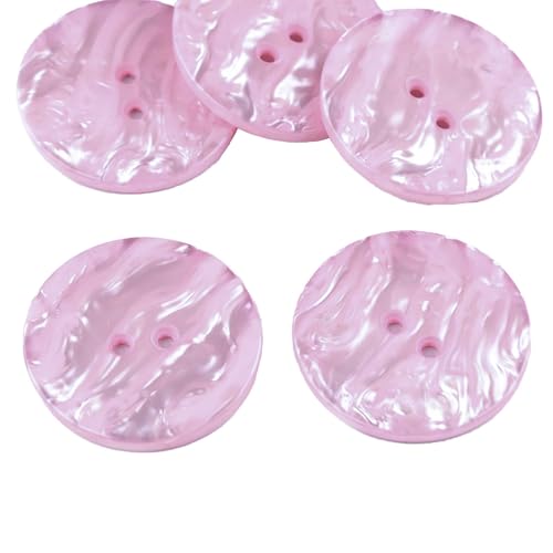 5 Kunststoffknöpfe in Perlmuttoptik 38 mm rund 2 Loch-Knöpfe Farbwahl, Farbe:flieder 5 Kunststoffknöpfe in Perlmuttoptik 38 mm rund 2 Loch-Knöpfe Farbwahl, Farbe:flieder von maDDma