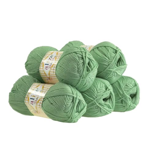 5 x 100g Strickgarn ALIZE Baby Best uni Babywolle Wolle Antipilling 44 Farben, Farbe:485 pistaziengrün 5 x 100g Strickgarn ALIZE Baby Best uni Babywolle Wolle Antipilling 44 Farben, Farbe:485 pistaziengrün von maDDma