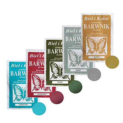 5 x 10g Batikfarbe Textilfarbe Stofffarbe färben, bitte Farbmix wählen, Farbe:Farbmix 1 von maDDma