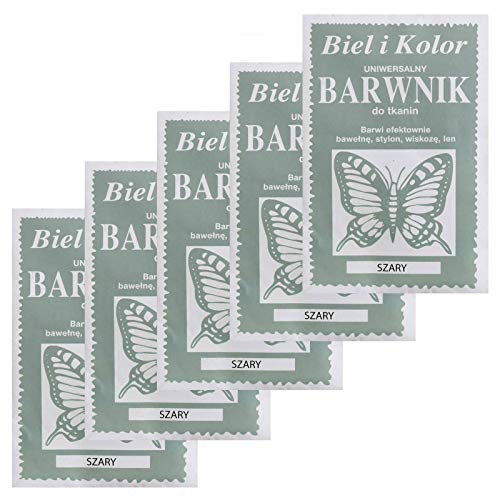 5 x 10g Batikfarbe Textilfarbe Stofffarbe färben, bitte Farbmix wählen, Farbe:graulila von maDDma