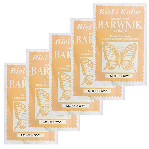 5 x 10g Batikfarbe Textilfarbe Stofffarbe färben, bitte Farbmix wählen, Farbe:herbstbraun von maDDma
