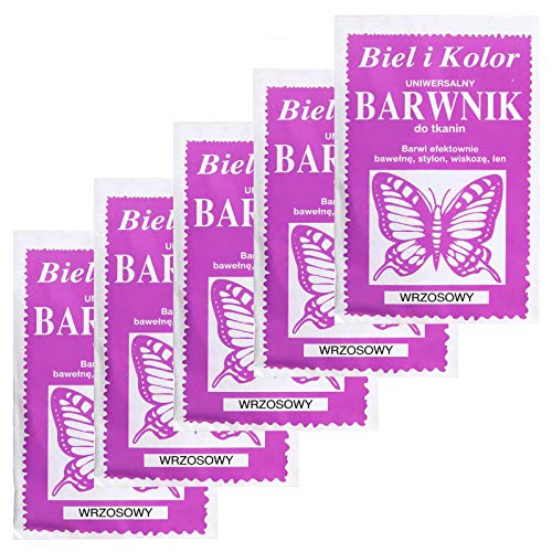 5 x 10g Batikfarbe Textilfarbe Stofffarbe färben, bitte Farbmix wählen, Farbe:lila von maDDma
