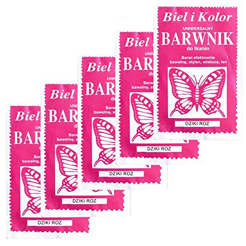 5 x 10g Batikfarbe Textilfarbe Stofffarbe färben, bitte Farbmix wählen, Farbe:pink von maDDma