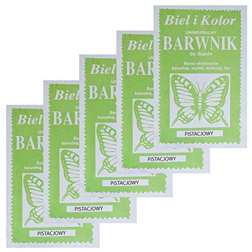 5 x 10g Batikfarbe Textilfarbe Stofffarbe färben, bitte Farbmix wählen, Farbe:seegrün von maDDma