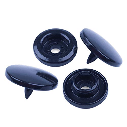 50 Druckknöpfe rund Snaps Druckknopf Snap Button Knöpfe Farb- Größenwahl, Größe:12mm, Farbe:dunkelblau von maDDma