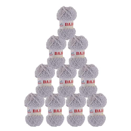 500g Kuschelgarn Daja, Wolle f. Kuscheltiere Plüschtiere Amigurumies u. Kleidung, Farbe:lichtgrau 500g Kuschelgarn Daja, Wolle f. Kuscheltiere Plüschtiere Amigurumies u. Kleidung, Farbe:lichtgrau von maDDma