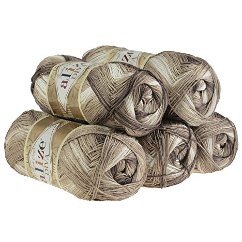 500g Strickgarn ALIZE DIVA BATIK Farbverlauf Häkelgarn Wolle Stricken Häkeln, Farbe:1815 500g Strickgarn ALIZE DIVA BATIK Farbverlauf Häkelgarn Wolle Stricken Häkeln, Farbe:1815 von maDDma